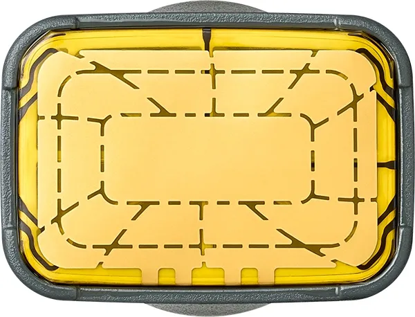 Aufsicht auf den XERF-Aufsatz Effector 60 mit dreiarmiger Kontaktstruktur